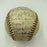 Historic 1937 Washington Redskins Inaugural Season Team Signed Baseball JSA COA