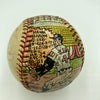 Beautiful Hank Aaron Signed Hand Painted George Sosnak Folk Art Baseball JSA COA