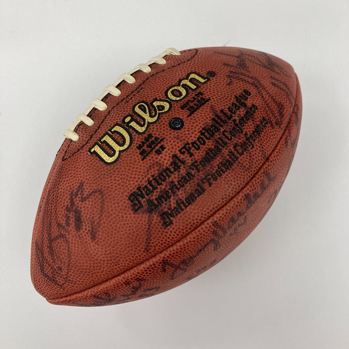 1994 Cleveland Browns Team Signed NFL Wilson 75th Anniversary Game Football