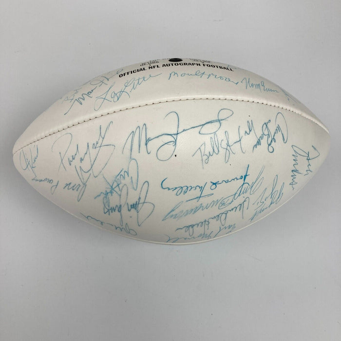 Vintage 1972 Miami Dolphins Super Bowl Champs Team Signed Football (30+) JSA COA