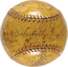 Babe Ruth Ty Cobb Walter Johnson HOF Signed 1922 American League Baseball PSA