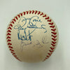 1999 NY Yankees World Series Champs Team Signed Baseball Derek Jeter Steiner COA
