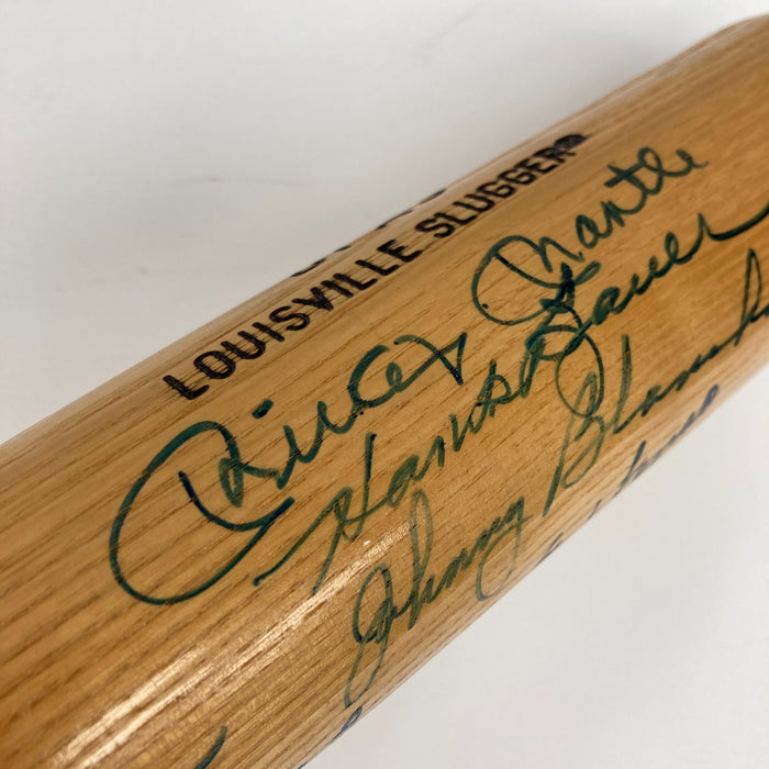 Mickey Mantle New York Yankees Legends Multi Signed Baseball Bat Beckett COA