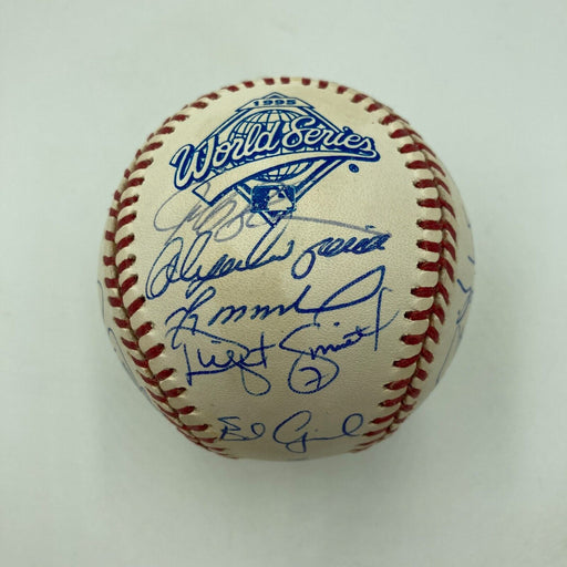 1995 Atlanta Braves W.S. Champs Team Signed World Series Baseball JSA COA