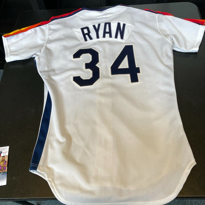 Nolan Ryan Signed Authentic 1989 Houston Astros Game Model Jersey With JSA COA