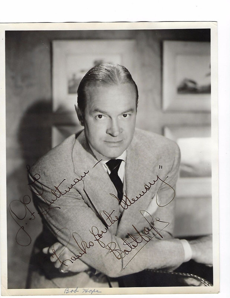 Vintage 1950's Bob Hope Signed Autographed Photo