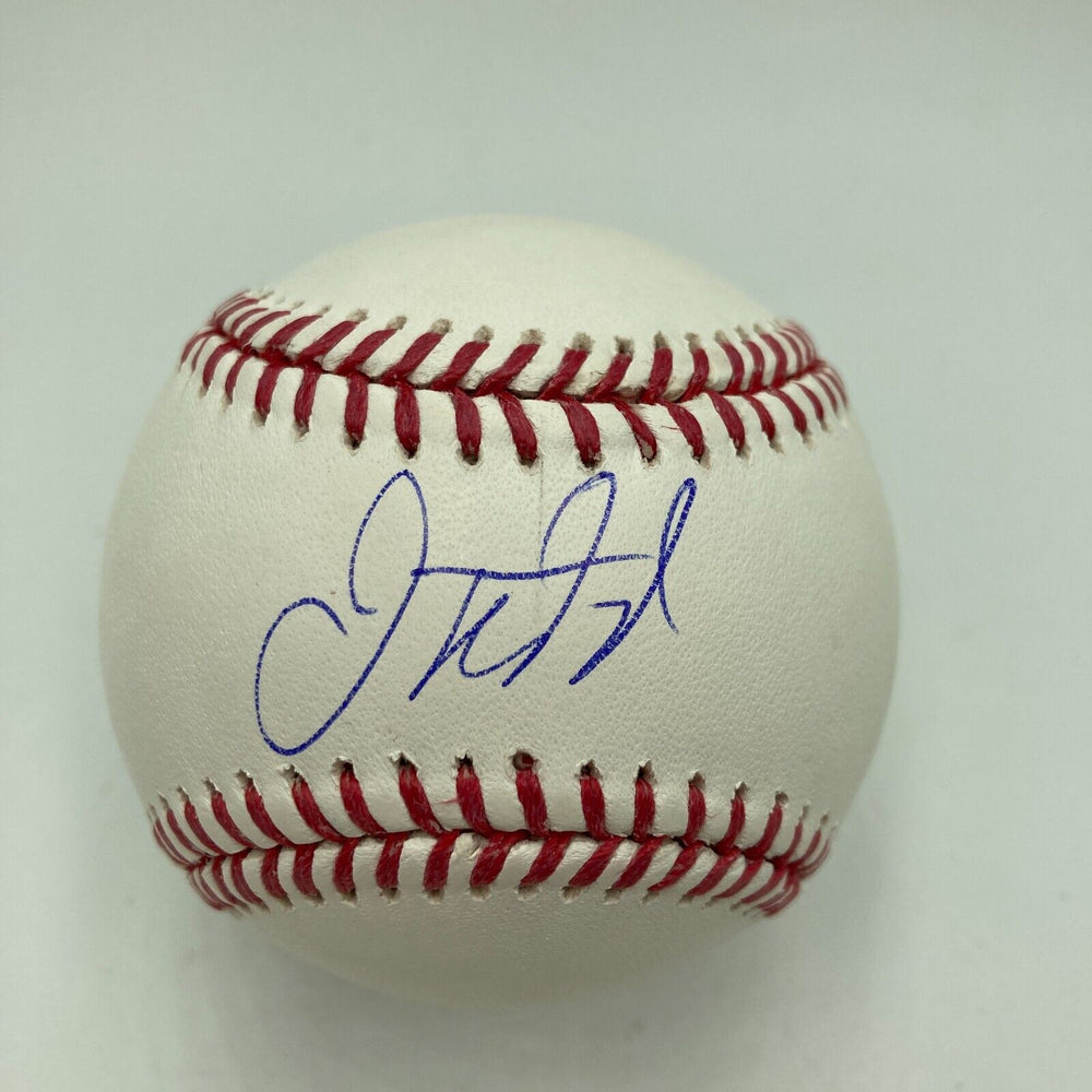 Jason Kidd Signed Official Major League Baseball NBA HOF Beckett Certified