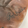 Bob Feller 2,581 Strikeouts Signed 1940's Game Model Baseball Glove JSA COA