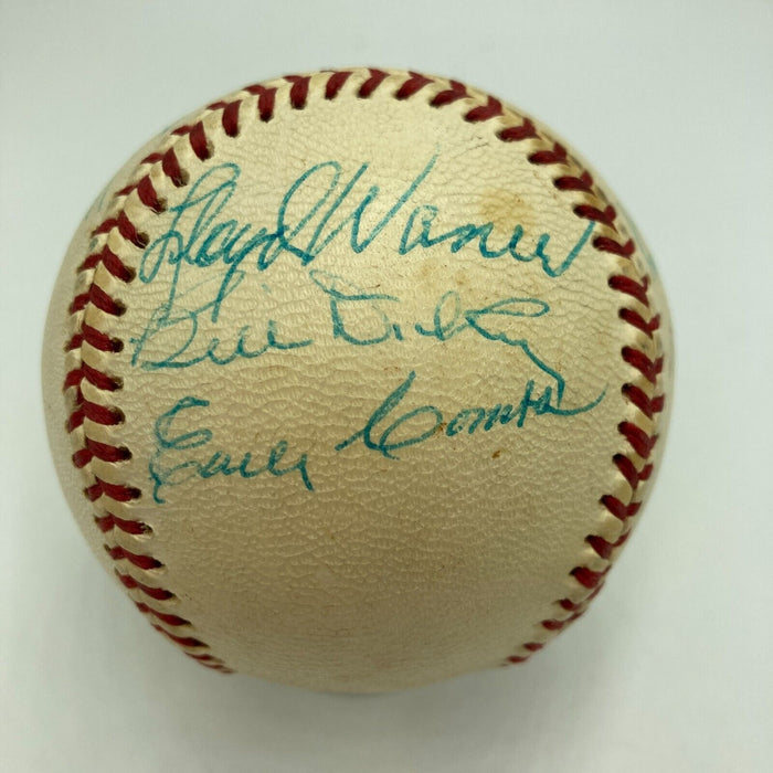 Harry Hooper Lefty Grove Max Carey Earle Combs Lloyd Waner Signed Baseball PSA