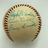 Harry Hooper Lefty Grove Max Carey Earle Combs Lloyd Waner Signed Baseball PSA