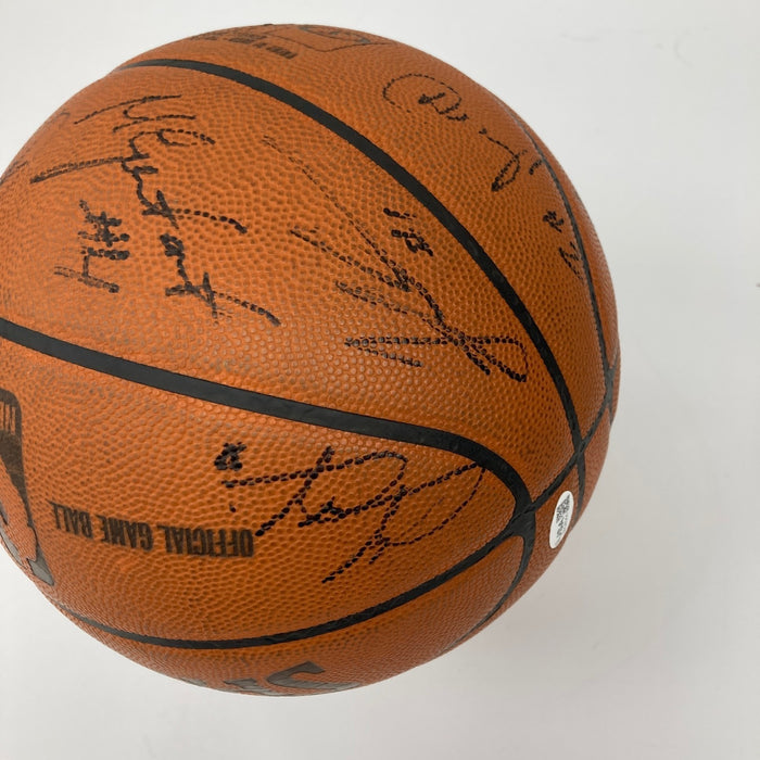 2011 Phoenix Suns VS Boston Celtics Team Signed Game Used Basketball JSA COA