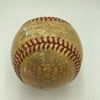 1936 Joe Dimaggio Rookie Single Signed American League Harridge Baseball