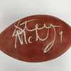 Steve Mcnair Signed Wilson NFL Game Football PSA DNA Certified