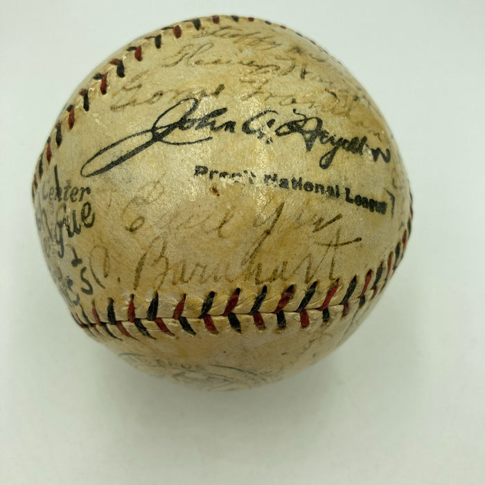 Historic 1925 Pittsburgh Pirates World Series Champs Team Signed Baseball JSA