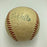 Warren Giles Earle Combs Frankie Frisch Hall Of Fame Multi Signed Baseball