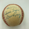 Mickey Mantle Roger Maris & Joe Dimaggio Yankees Legends Signed Baseball JSA COA