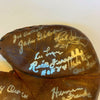 Baseball Catcher Legends Multi Signed Glove 16 Sigs Yogi Berra Al Lopez JSA COA