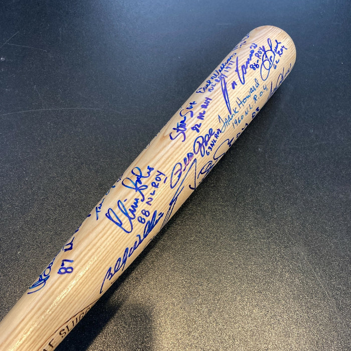 Rookie Of The Year Winners Signed Bat With Willie Mays "ROY 1951" 24 Sigs JSA