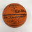 1956-57 Boston Celtics NBA Champs Team Signed Game Basketball Beckett COA