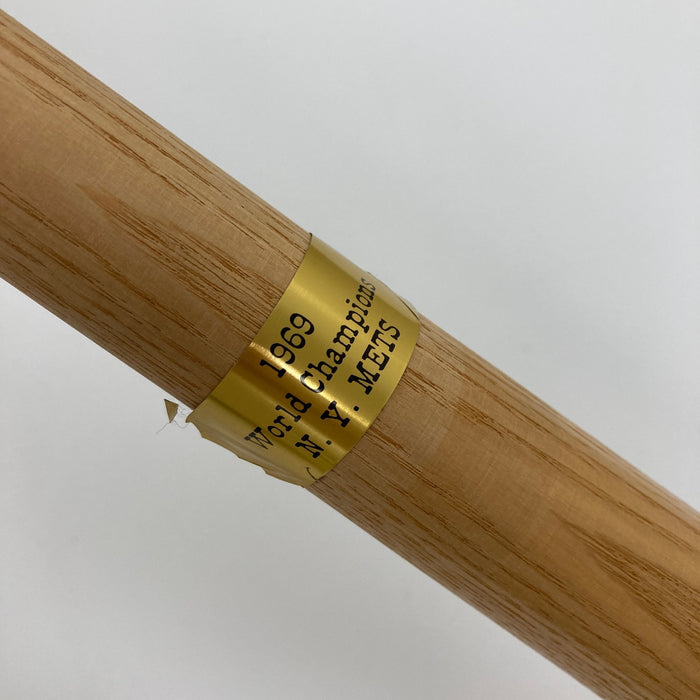 1969 New York Mets World Series Champs Team Signed Bat Nolan Ryan Tom Seaver JSA