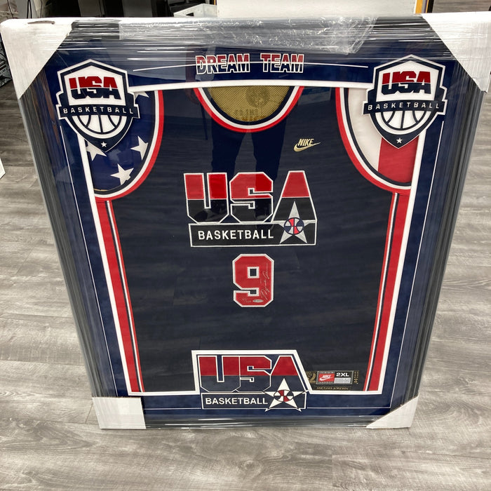 Michael Jordan Signed 1992 Team USA Dream Team Olympics Nike Jersey UDA PSA BAS