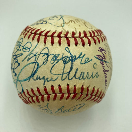 Mickey Mantle Joe DiMaggio Roger Maris Ted Williams Signed Baseball Beckett COA