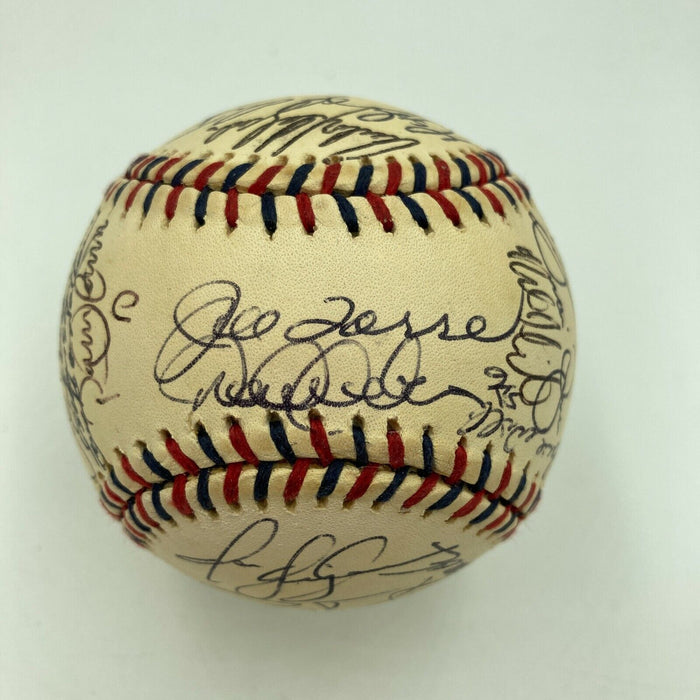 2000 All Star Game Team Signed Baseball Derek Jeter Alex Rodriguez JSA COA