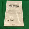 Bill Russell Signed Heavily Inscribed STATS Boston Celtics Jersey With JSA COA