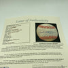 Beautiful Joe Dimaggio Signed Autographed American League Baseball With JSA COA