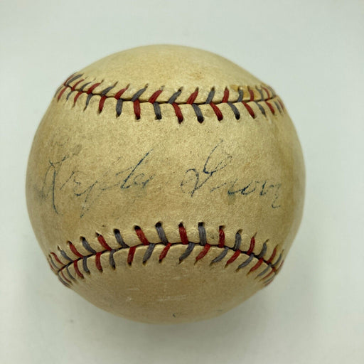 Lefty Grove Playing Days Signed 1929 American League Baseball JSA COA