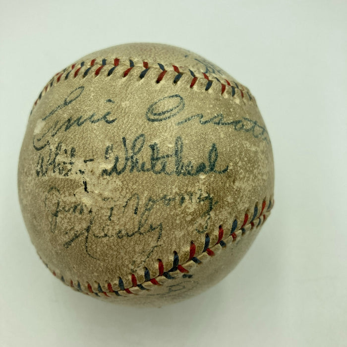 1934 St. Louis Cardinals World Series Champs Team Signed Baseball JSA COA