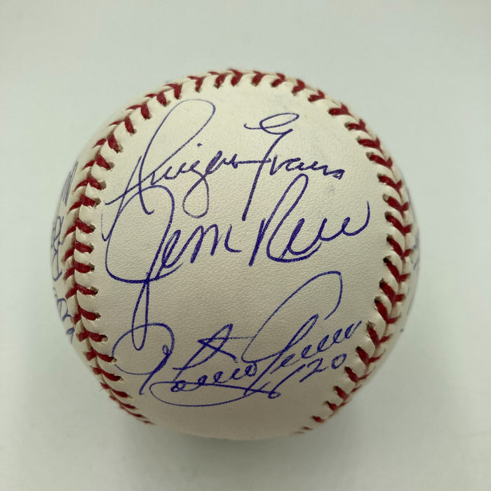 1986 Boston Red Sox AL Champs Team Signed Major League Baseball JSA COA