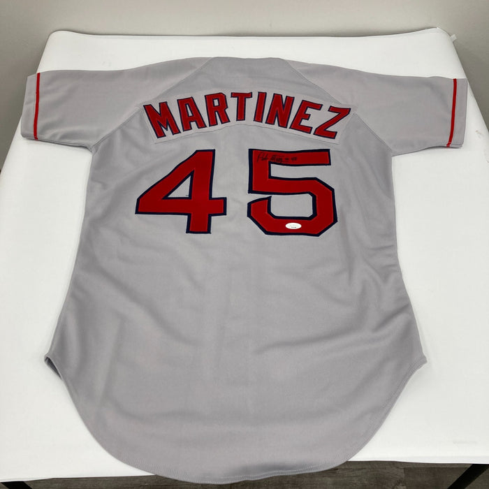 Pedro Martinez Signed 1990's Russell Boston Red Sox Authentic Jersey JSA COA