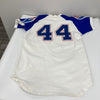 Hank Aaron Signed Authentic 1974 Mitchell & Ness Atlanta Braves Jersey JSA COA