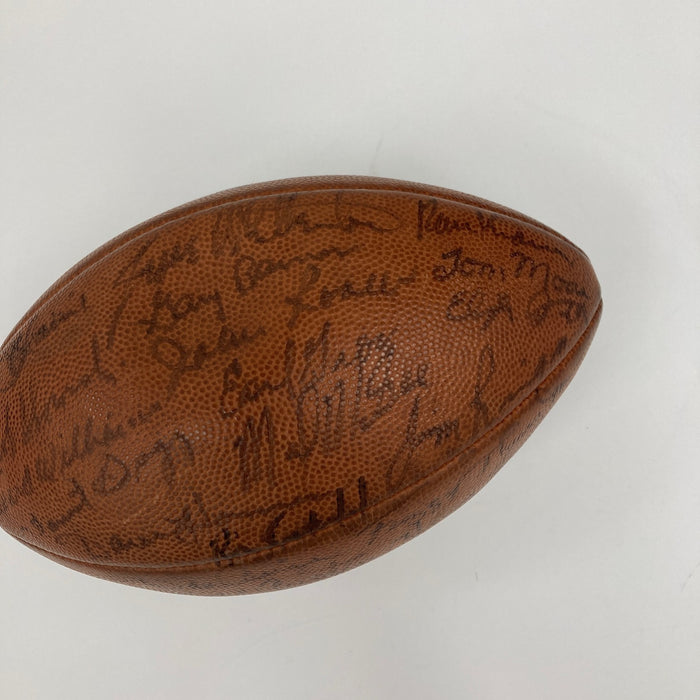 1962 Green Bay Packers NFL Champs Team Signed Football PSA DNA