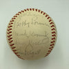 Rube Marquard Yankees Giants Old Timers Day Multi Signed Baseball Beckett COA