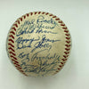 Beautiful 1957 Milwaukee Braves World Series Champs Team Signed Baseball JSA COA