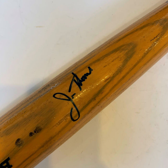 Earliest Known 1992 Jim Thome Rookie Era Signed Game Used Bat PSA DNA & JSA COA