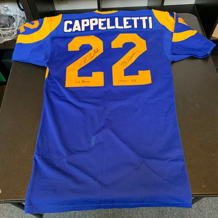 John Cappelletti Signed Game Used San Diego Chargers Jersey 1973 Heisman W/COA