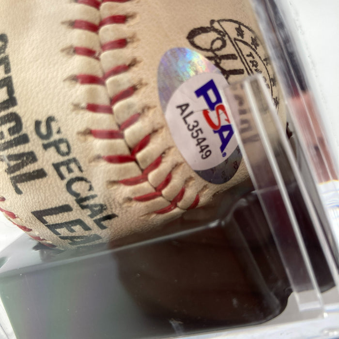 Beautiful Ken Boyer Single Signed Baseball PSA DNA Graded 9 MINT