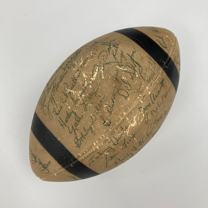 1959 NFL Pro Bowl Multi Signed Football 50 Sigs Johnny Unitas JSA COA RARE