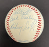 1975 Kansas City Royals Team Signed Baseball George Brett Rookie Beckett COA