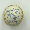 Nice Gold Glove Winners Signed Baseball 19 Sigs Gary Carter Bill Mazeroski