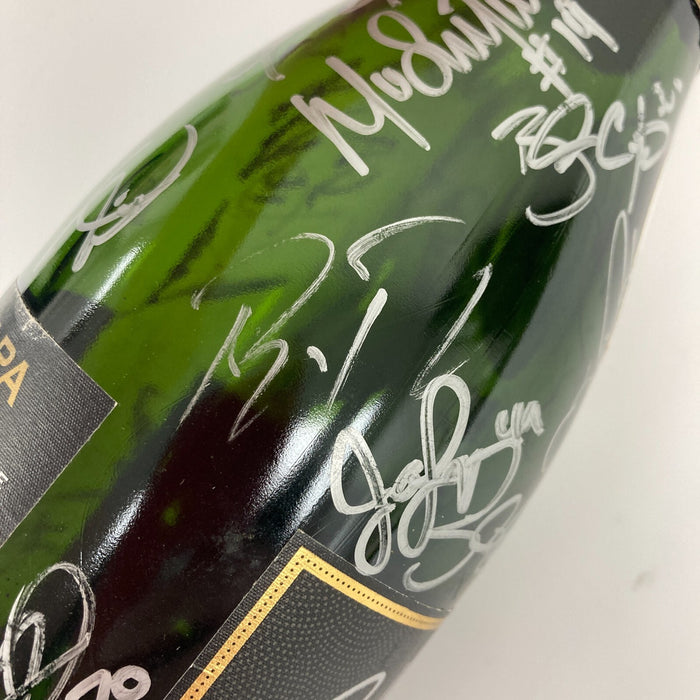 2012 San Francisco Giants W.S. Champs Team Signed Champagne Bottle PSA & MLB