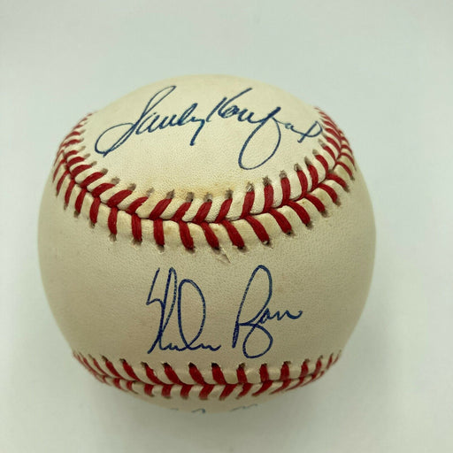 Sandy Koufax & Nolan Ryan Signed National League Baseball JSA COA