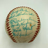 The Finest 1955 Brooklyn Dodgers Team Signed Baseball Jackie Robinson PSA DNA 8