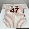 Larry Anderson Bruce Ruffin Game Used Philadelphia Phillies Jersey MEARS A10