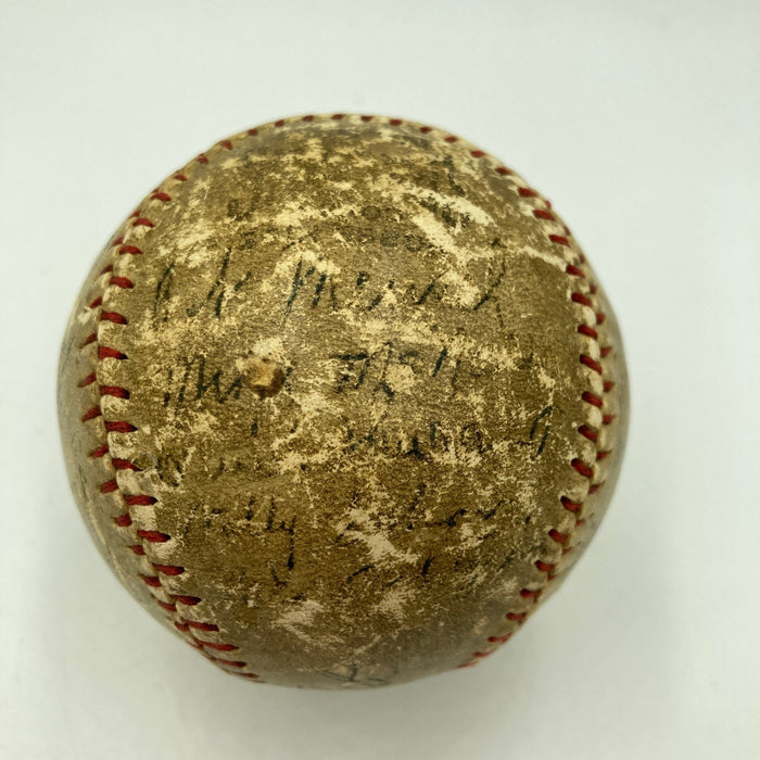 1923 NY Yankees World Series Champs Team Signed Baseball Babe Ruth JSA & PSA