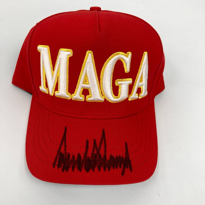 President Donald Trump Signed Make America Great Again MAGA Hat With JSA COA