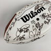 1999 Kansas City Chiefs Team Signed Football Warren Moon & Tony Gonzalez JSA COA